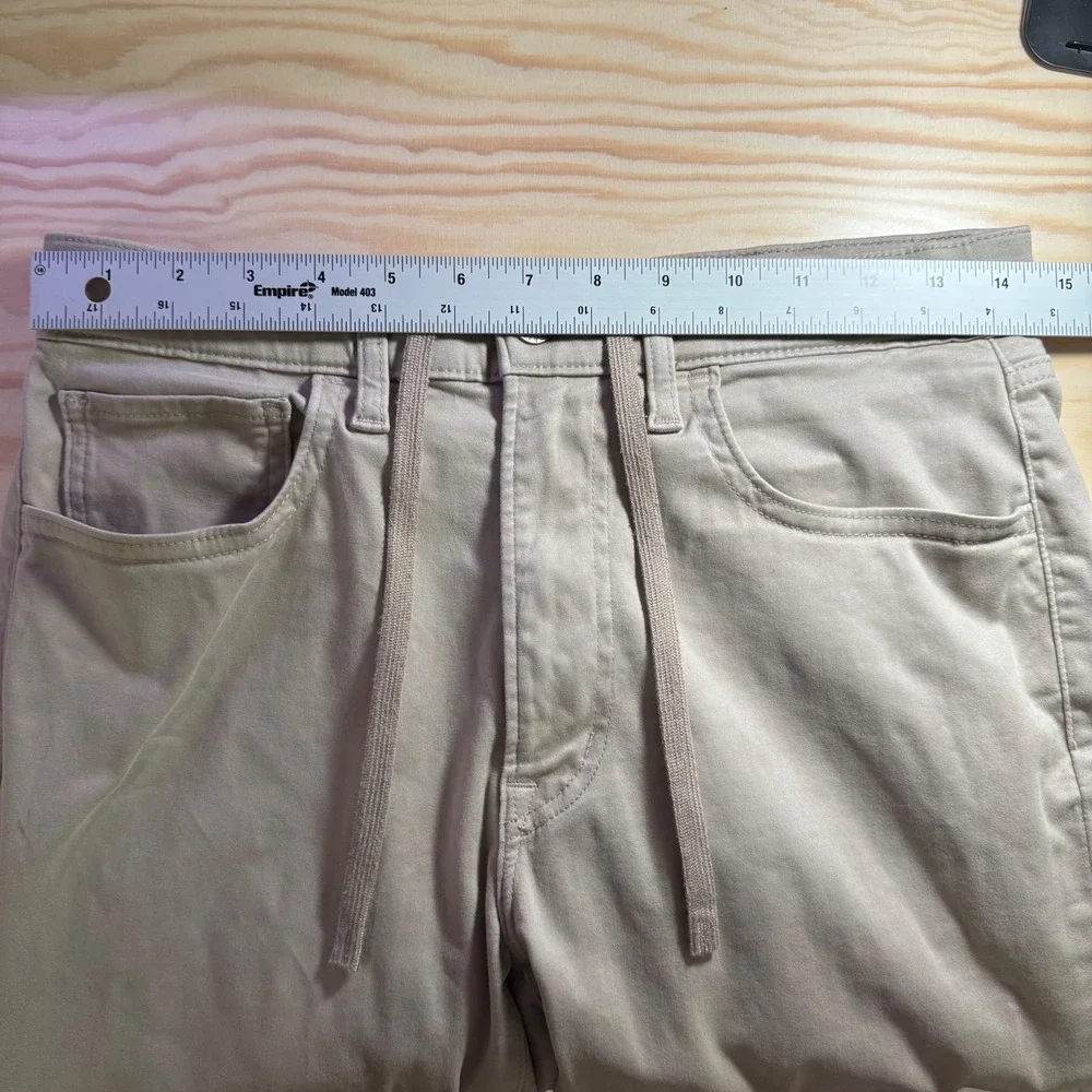 Uniqlo Ultra Stretch Skinny Khaki Pants‎ Mens Size S 27-30 Beige Tapered